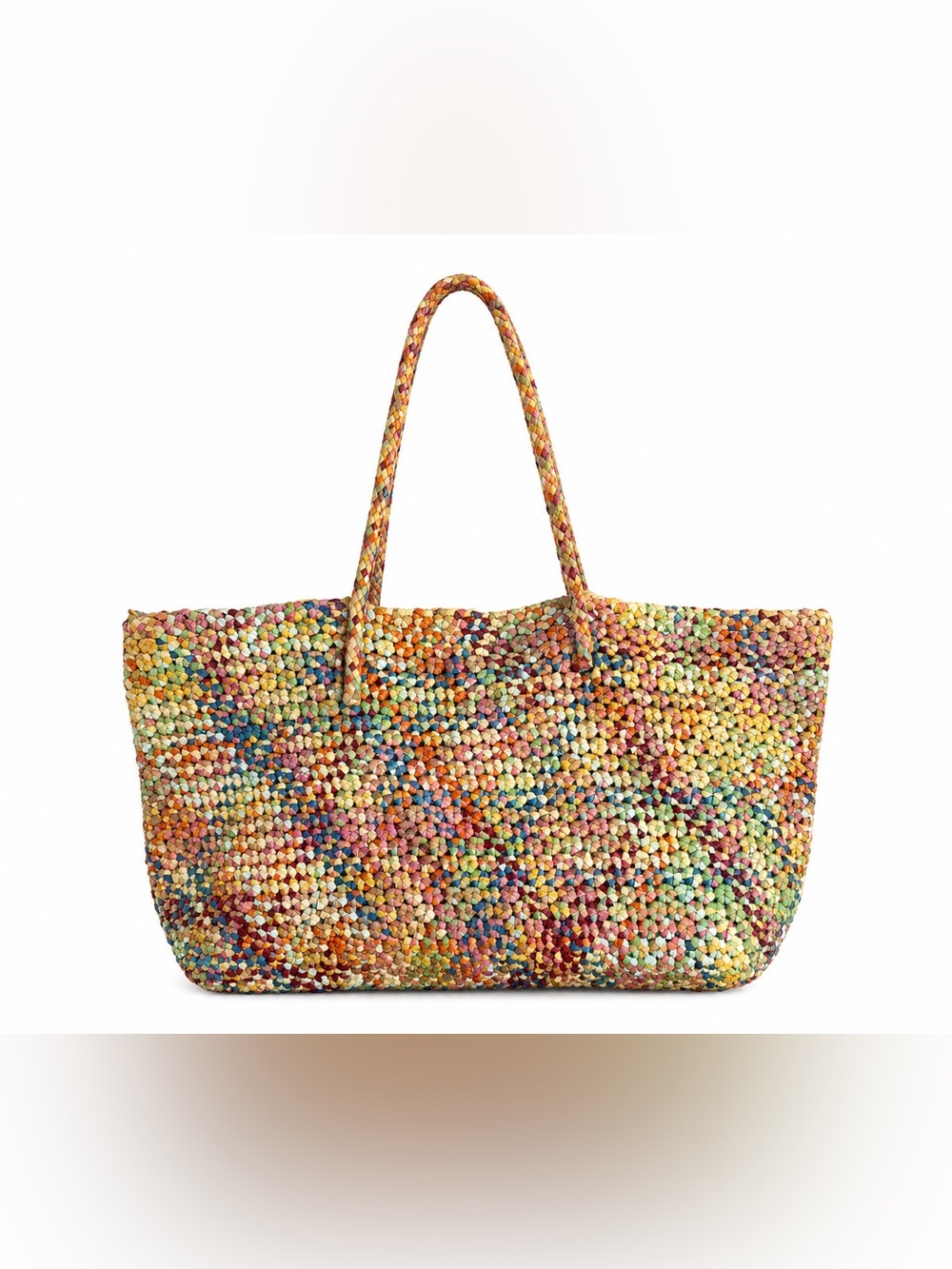 Amazon Colorful Woven Oversized Tote Bag - Boho Summer Beach Carryall